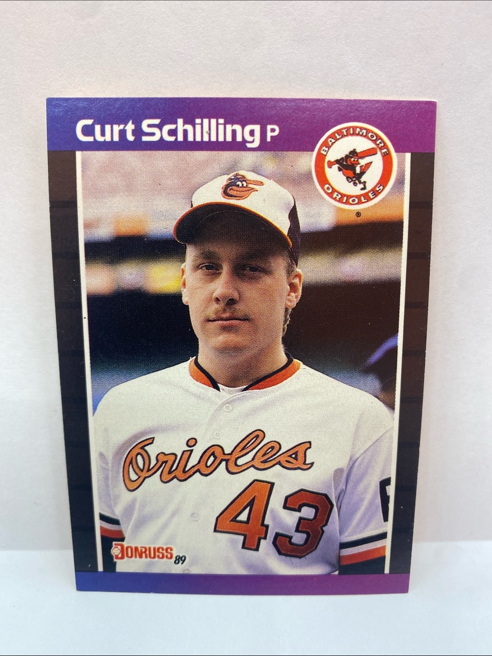 Curt Schilling 1989 Donruss - Orioles #635 (088)